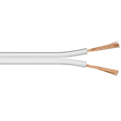 Speakerkabel 2x1.5mm Wit per meter RX-28